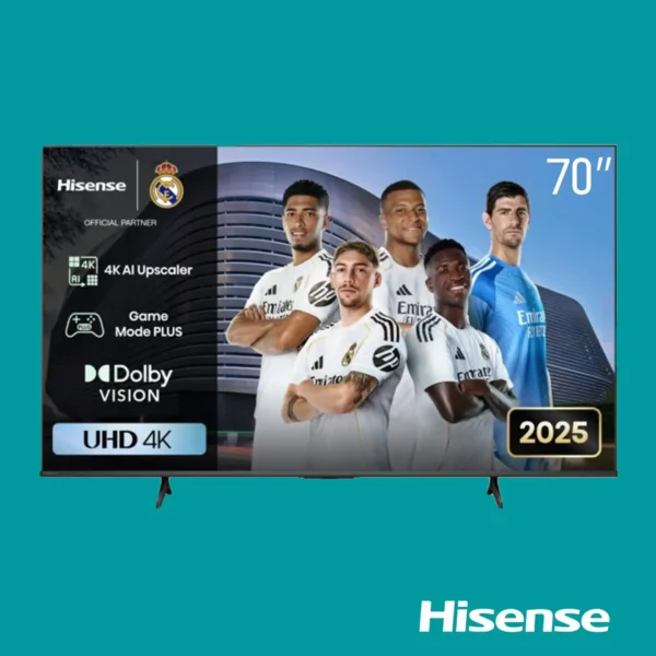 Hisense TV 70 Inches 4K UHD Smart Bluetooth TV - HIS TV 70 A6Q